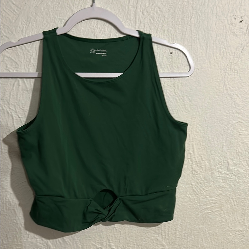 Aerie Green Bra Top